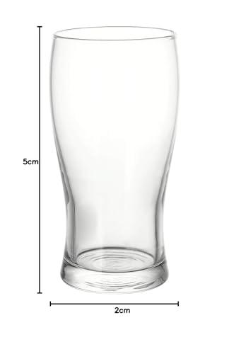 Ikea IKEA Beer Glass, Clear Glass Set - Pack of 6