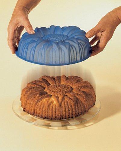 Snyter Pe Snyter Microwave Oven Cake Baking Silicone Pan Tray Mold Bakeware For Chocolate Brownies And Fruit Cakes,(Flower Shape - 02)