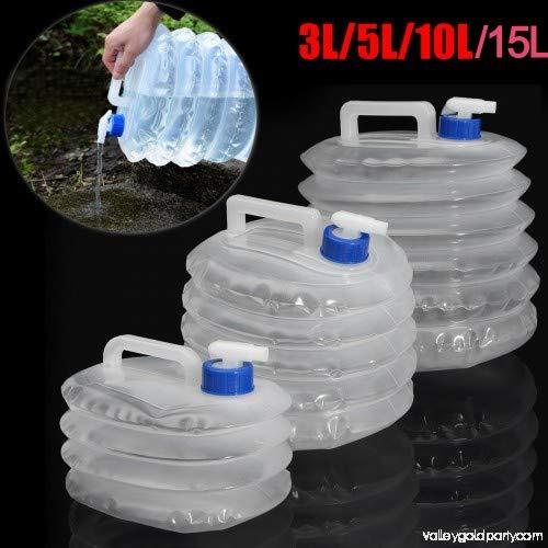 ISTARA Istara Plastic Collapsible Beverage Tub Dispenser Plastic Water Container Travel Drinking Water Container, Cold Drink Dispenser Kettle Drinks Camping Drink/Beer/Wine/Water/Punch Dispenser BBQ (15 L)