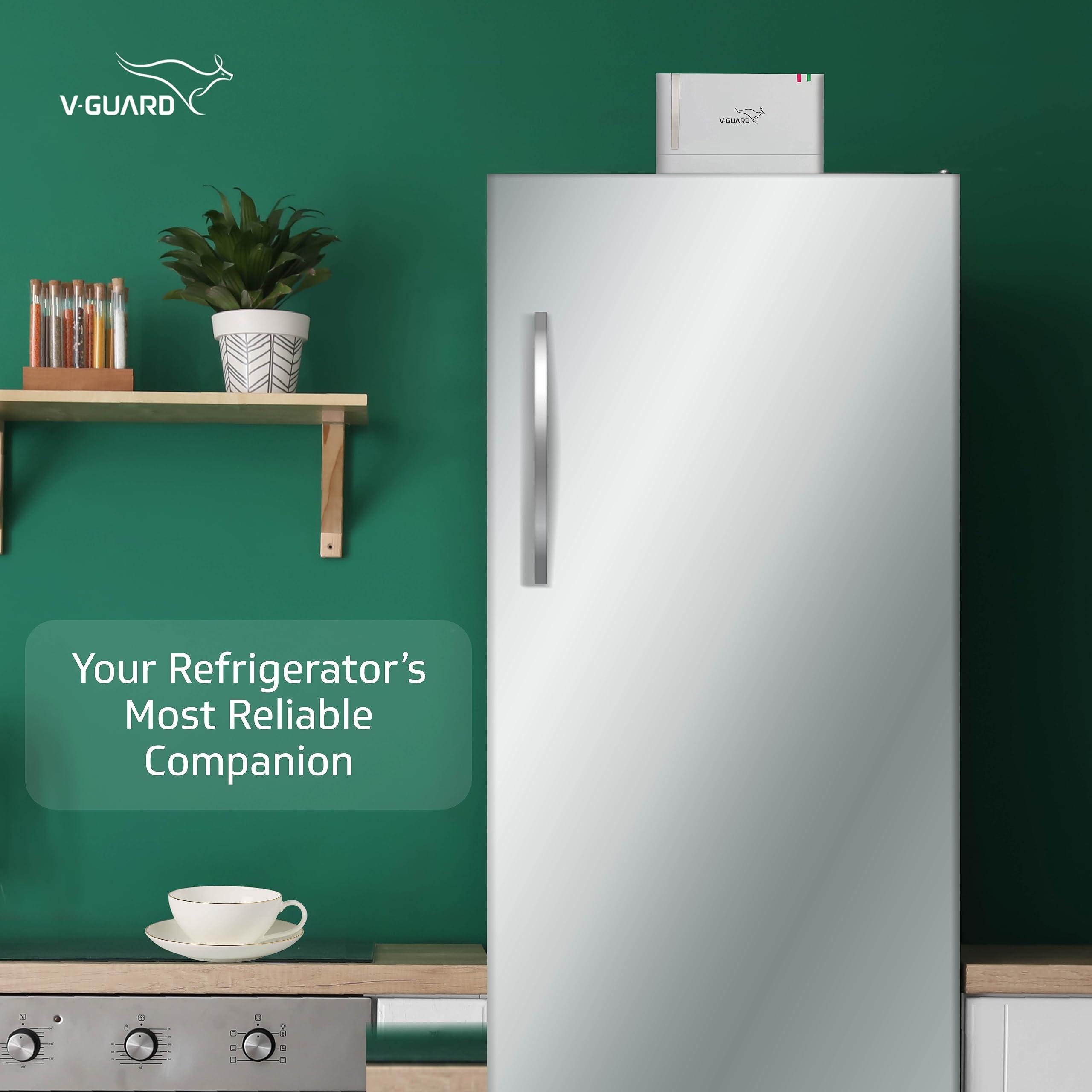 V-Guard V-Guard VGSD 50 Supreme Stabilizer for Refrigerator up to 300 L | Advance Overheat Protection | 2 A Capacity | Convenient LED Indicator | 5 Year Warranty | Grey (Working Range:130-290 VAC)