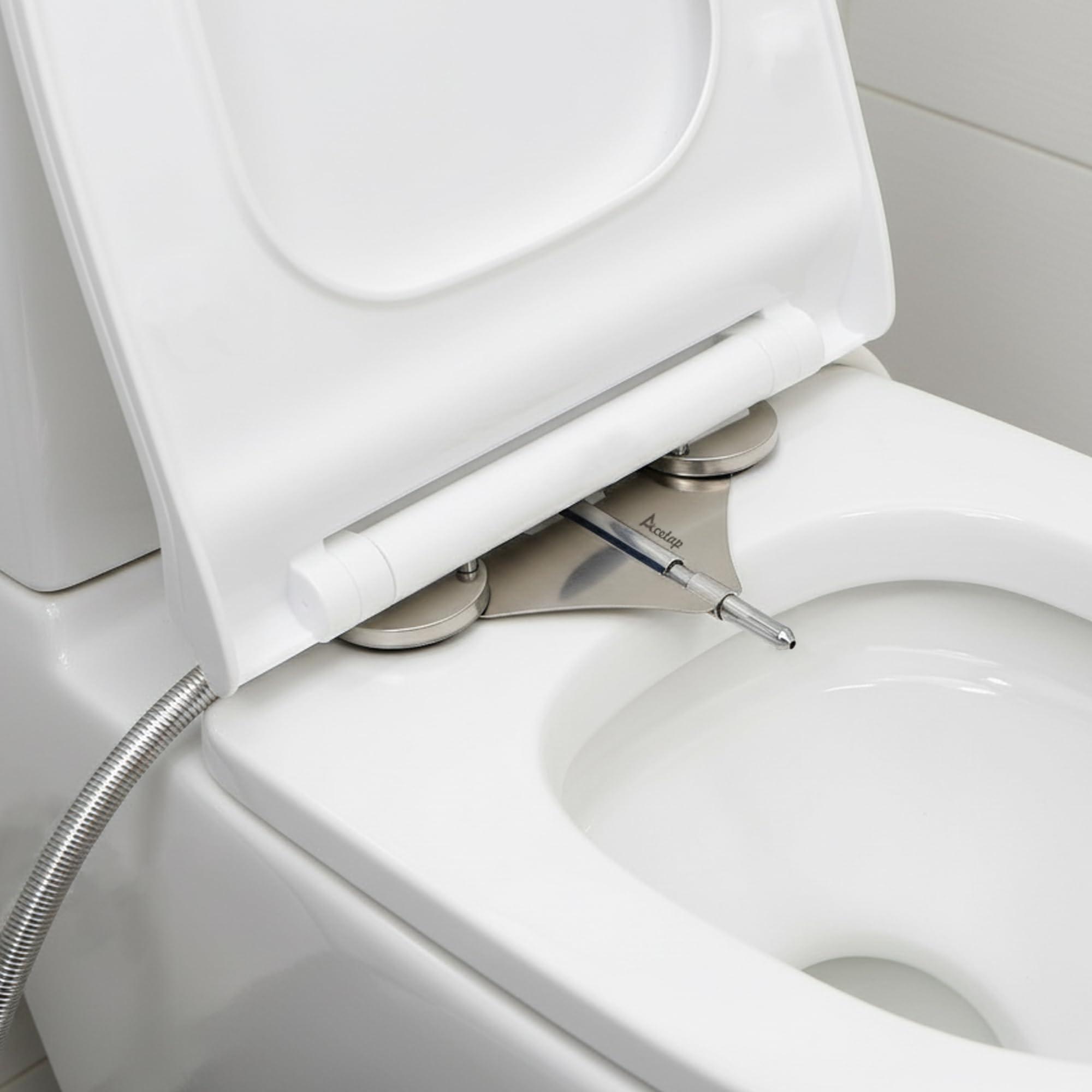 Acetap Acetap Butterfly Stainless Steel Toilet Jet or Bidet Hands-Free Spray - 1 Meter Heavy PVC Hose