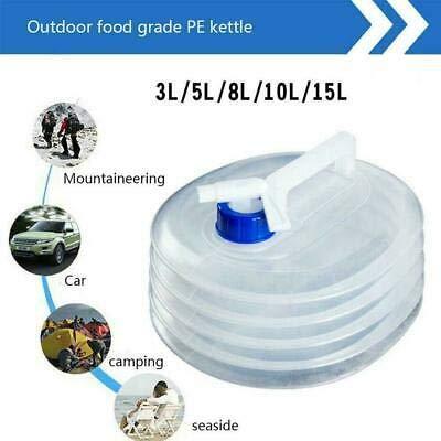 ISTARA Istara Plastic Collapsible Beverage Tub Dispenser Plastic Water Container Travel Drinking Water Container, Cold Drink Dispenser Kettle Drinks Camping Drink/Beer/Wine/Water/Punch Dispenser BBQ (15 L)
